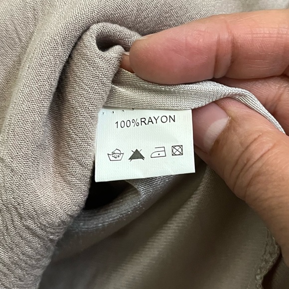 Velzera Taupe Mini Dress Sz. L NWT - Picture 8 of 8